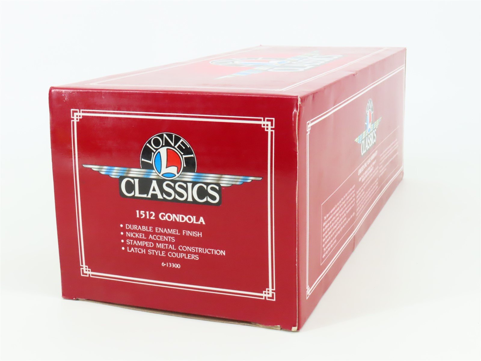 Standard Gauge Lionel Classics Tinplate 6-13300 Fixed End Gondola #1512