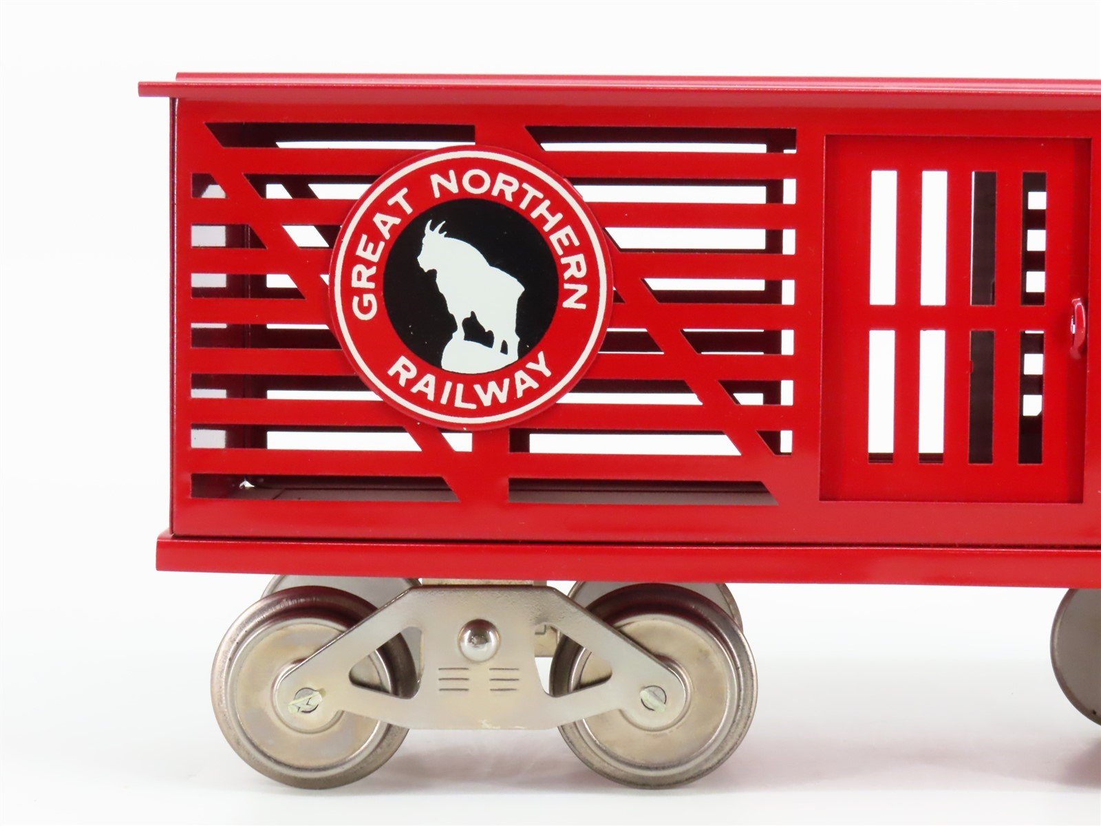 Standard Gauge McCoy GN Great Northern Railway Tinplate Stock Car