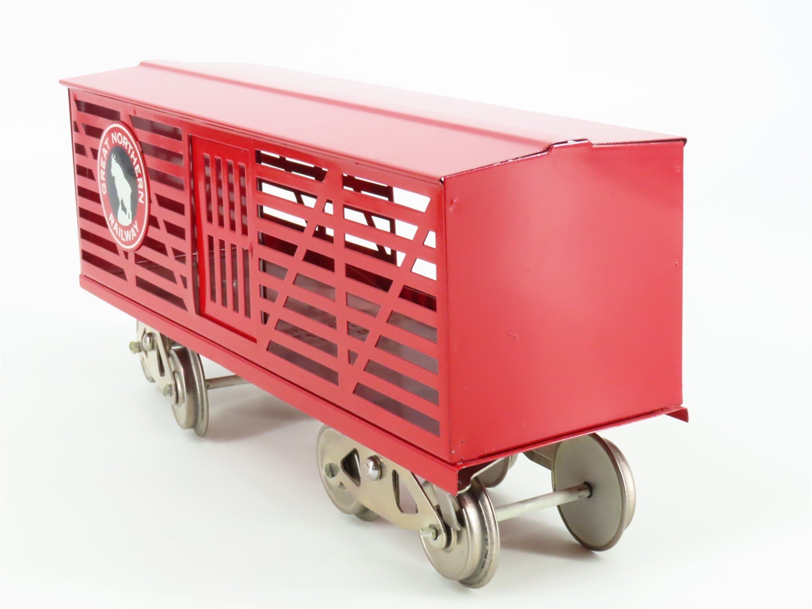 Standard Gauge McCoy GN Great Northern Railway Tinplate Stock Car