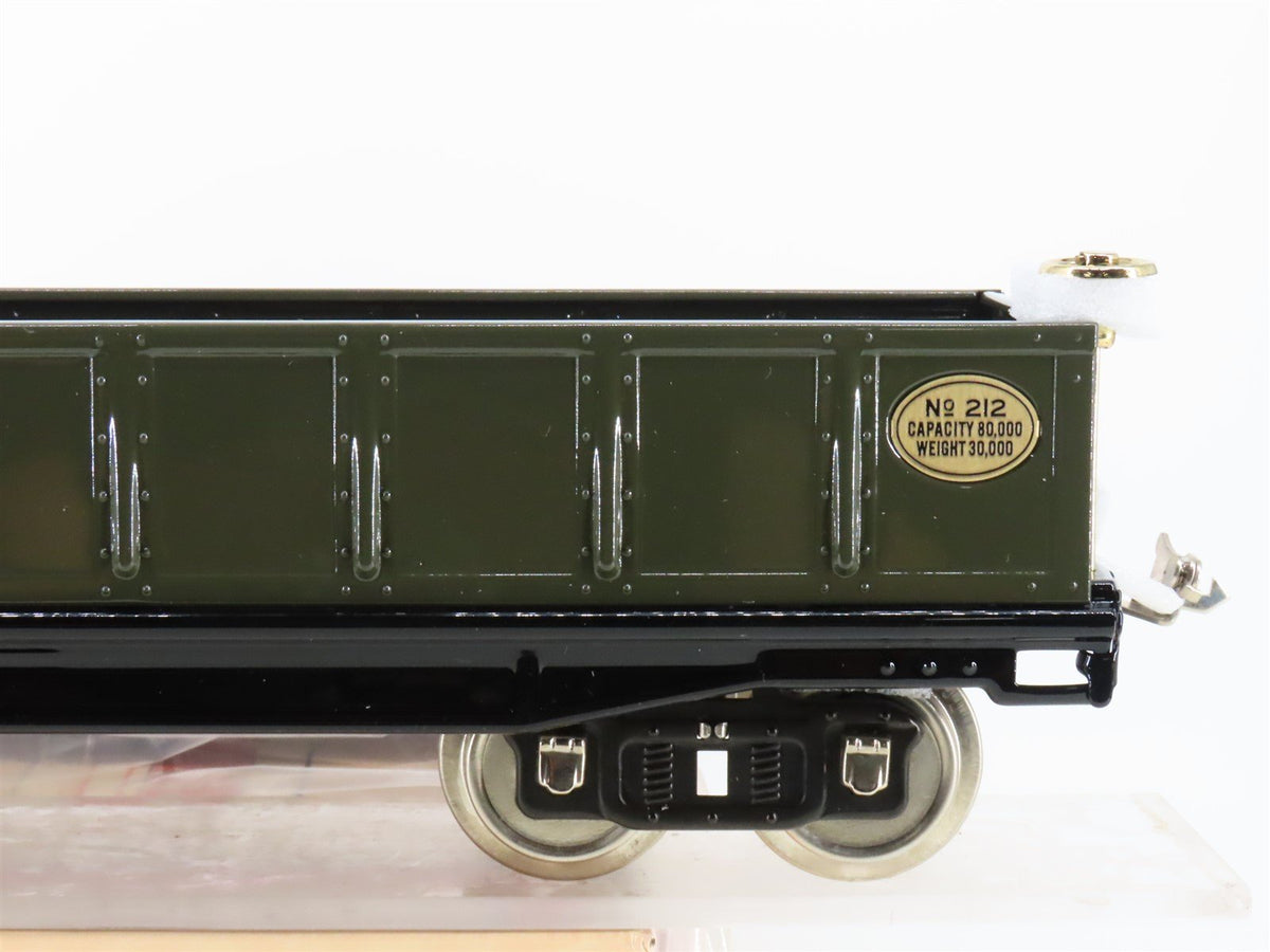 Standard Gauge Lionel 11-30055 Tinplate Gondola #212 w/ Brass Trim