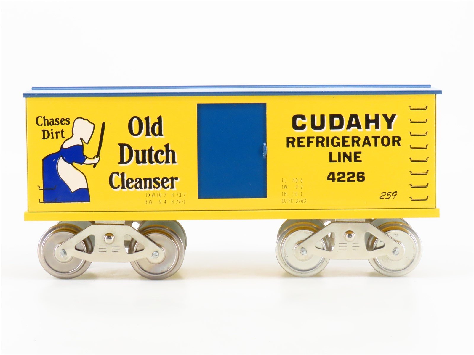 Standard Gauge McCoy No. 259 Old Dutch Cleanser Tinplate Box Car #4226