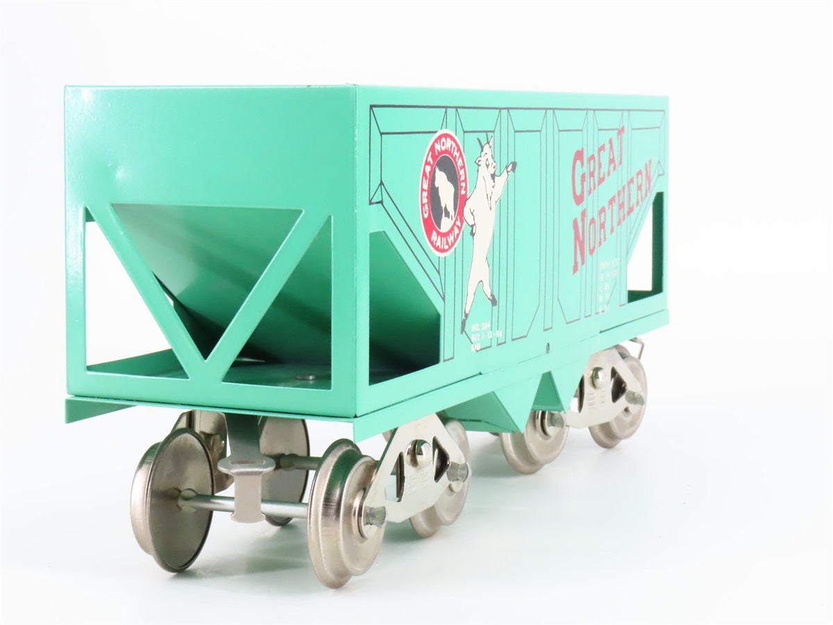 Standard Gauge McCoy No. 284 GN Great Northern &quot;Goat&quot; 2-Bay Tinplate Hopper