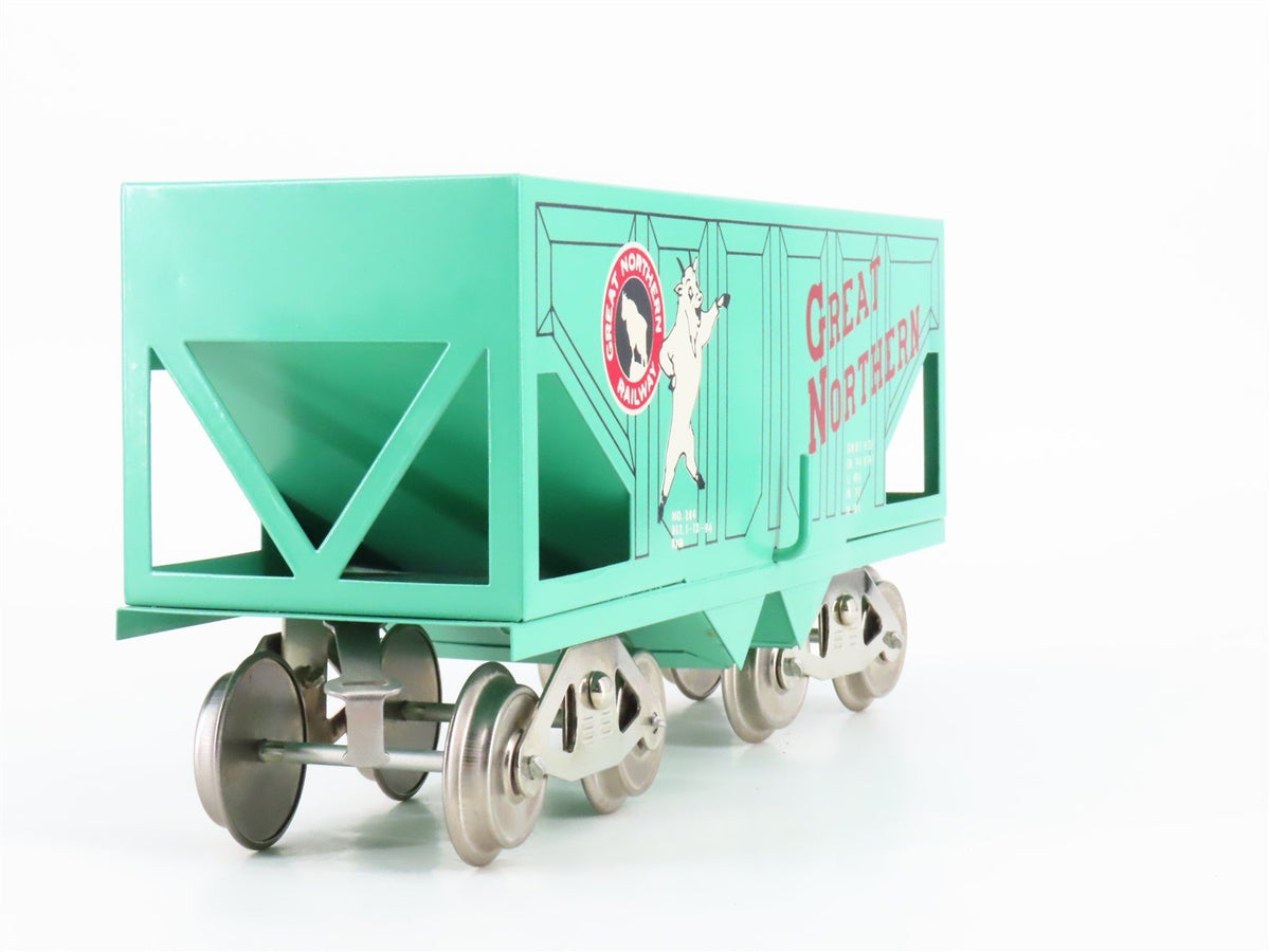 Standard Gauge McCoy No. 284 GN Great Northern &quot;Goat&quot; 2-Bay Tinplate Hopper