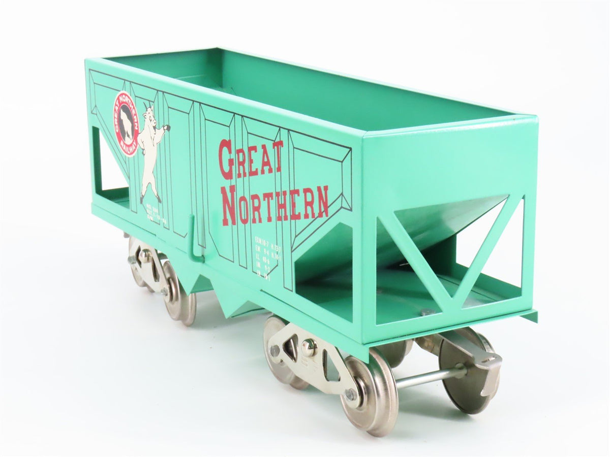 Standard Gauge McCoy No. 284 GN Great Northern &quot;Goat&quot; 2-Bay Tinplate Hopper