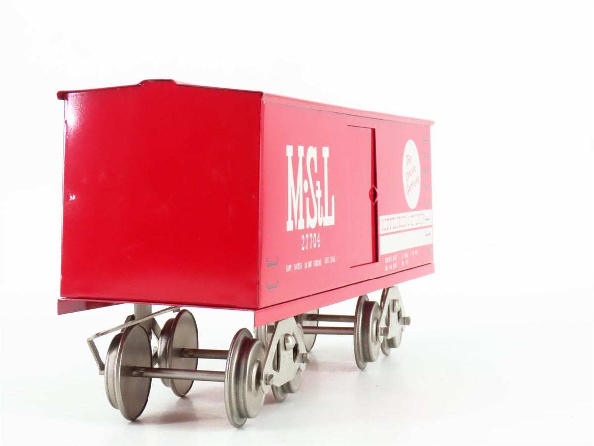 Standard Gauge McCoy M&amp;STL The Peoria Gateway Tinplate Box Car #27704