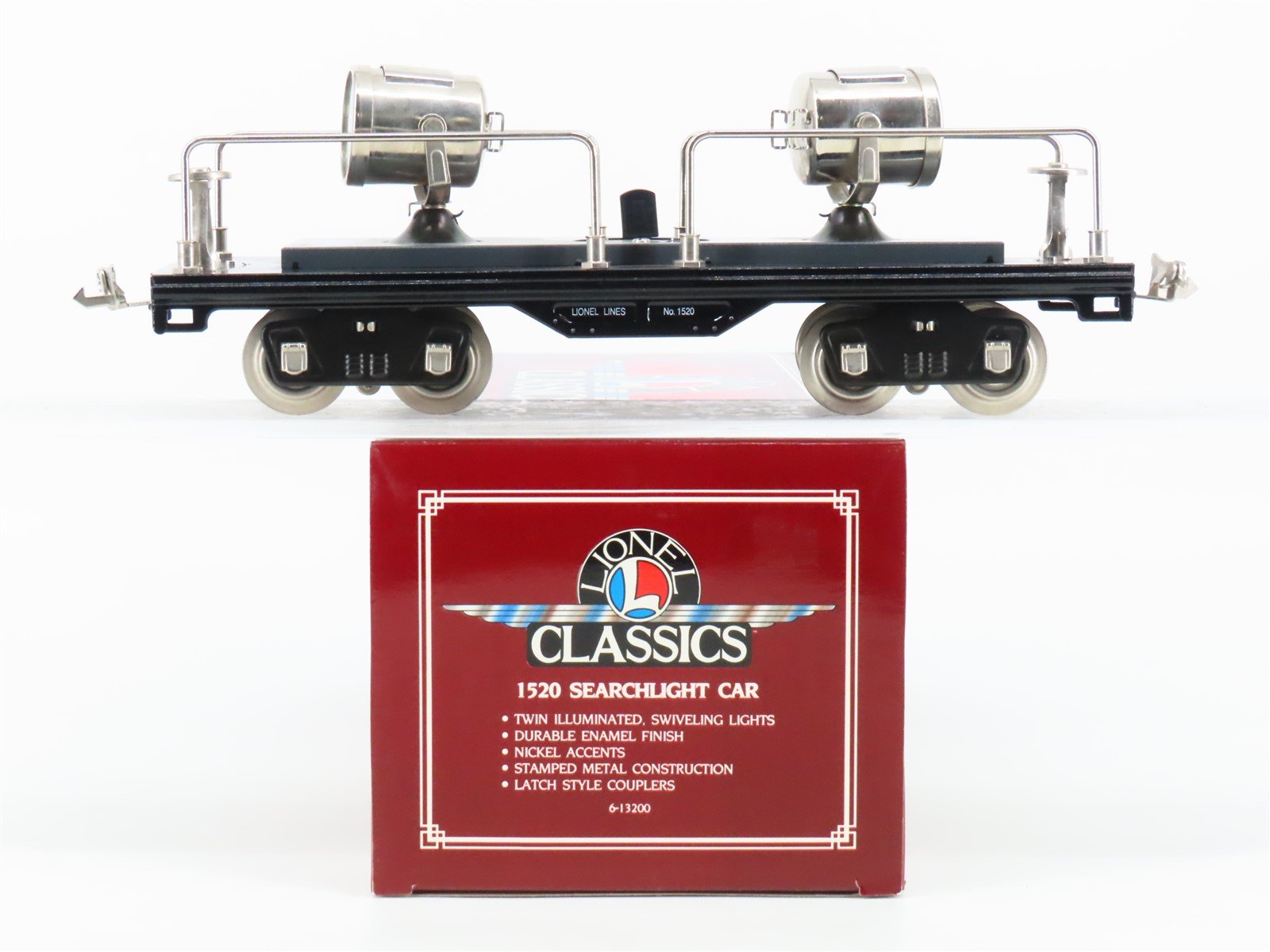 Standard Gauge Lionel Classics 6-13200 Tinplate Searchlight Car #1520