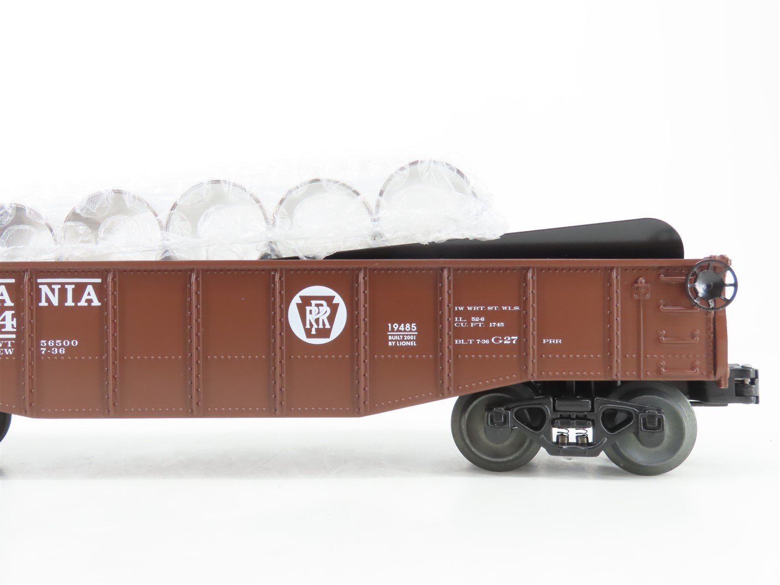 O Gauge 3-Rail Lionel 6-19485 PRR Pennsylvania Culvert Gondola #347004