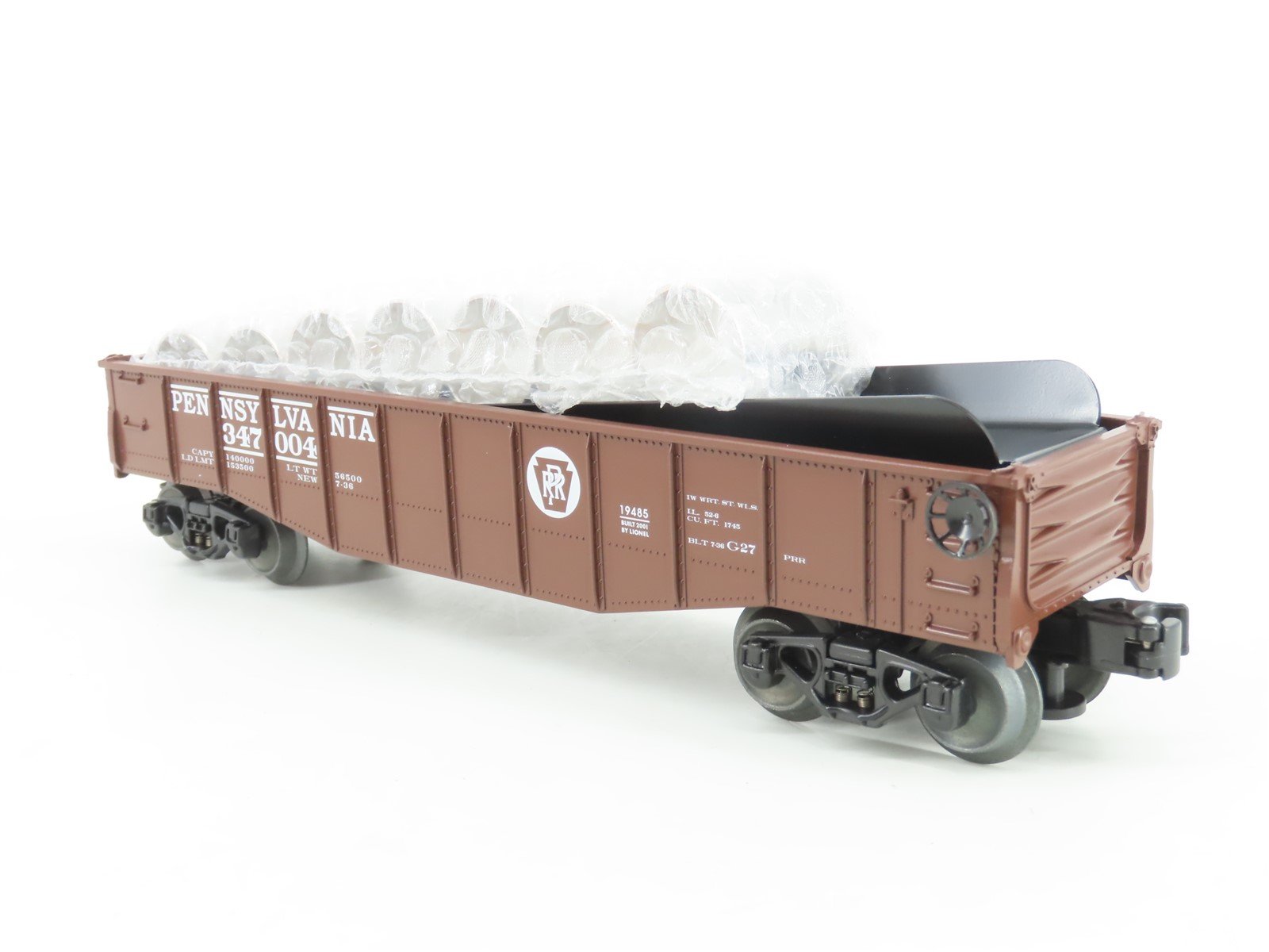 O Gauge 3-Rail Lionel 6-19485 PRR Pennsylvania Culvert Gondola #347004