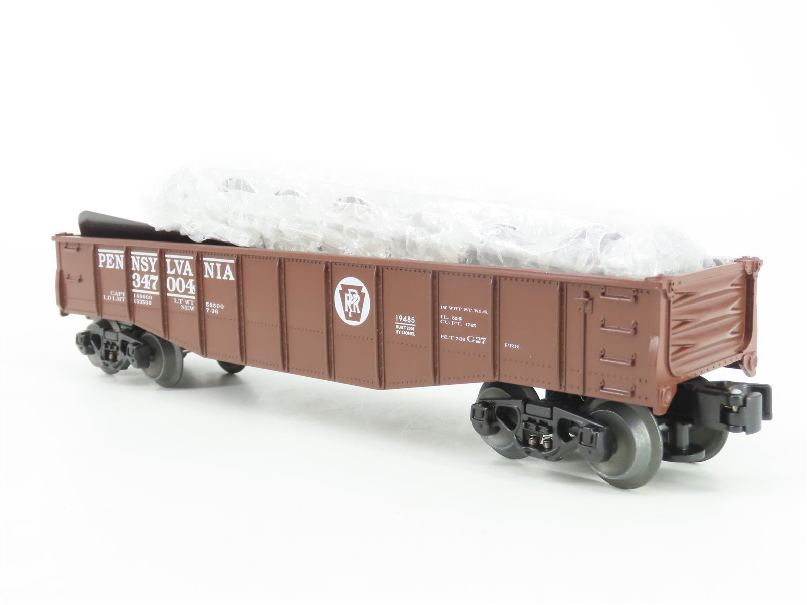 O Gauge 3-Rail Lionel 6-19485 PRR Pennsylvania Culvert Gondola #347004