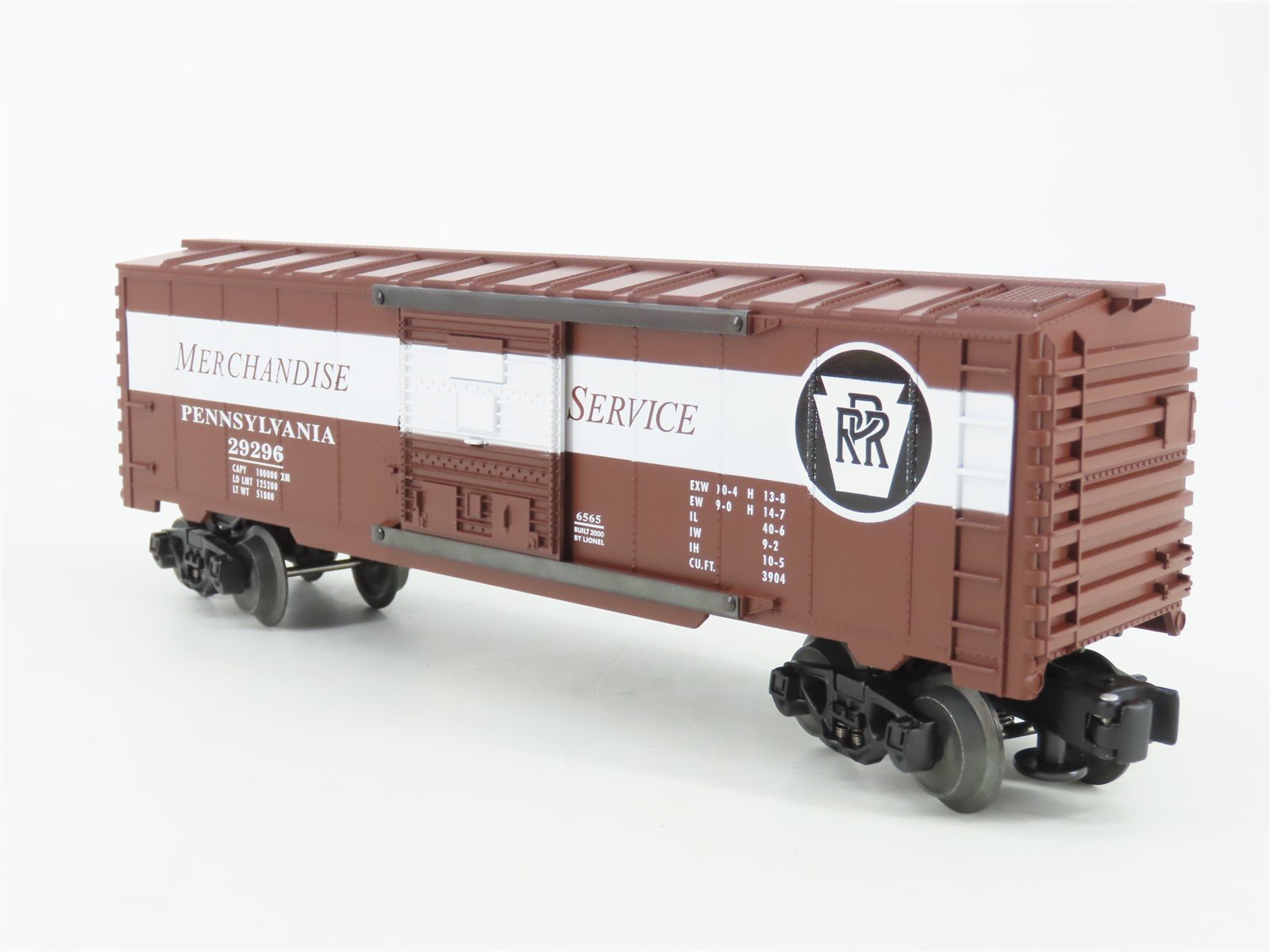 O Gauge 3-Rail Lionel 6-29296 PRR Pennsylvania Merchandise Box Car #29296