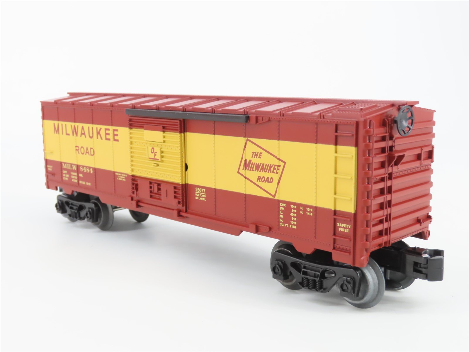 O Gauge 3-Rail Lionel 6-25077 MILW Milwaukee Road Single Door Box Car #8484
