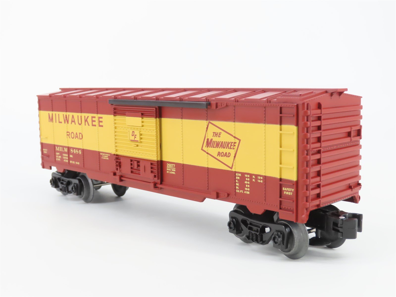 O Gauge 3-Rail Lionel 6-25077 MILW Milwaukee Road Single Door Box Car #8484