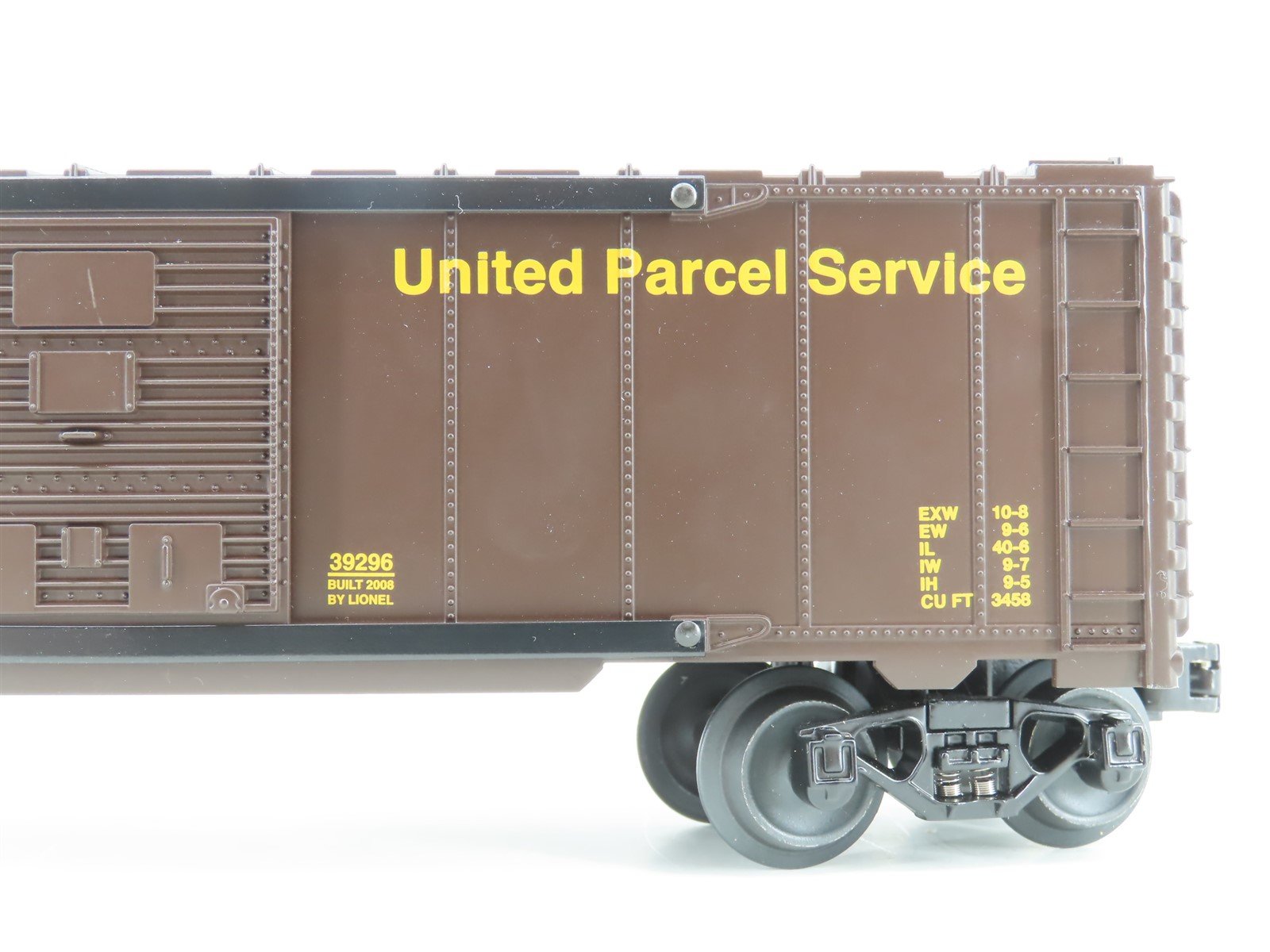 O Gauge 3-Rail Lionel 6-39326 UPS United Parcel Service Centennial Box Car #1961
