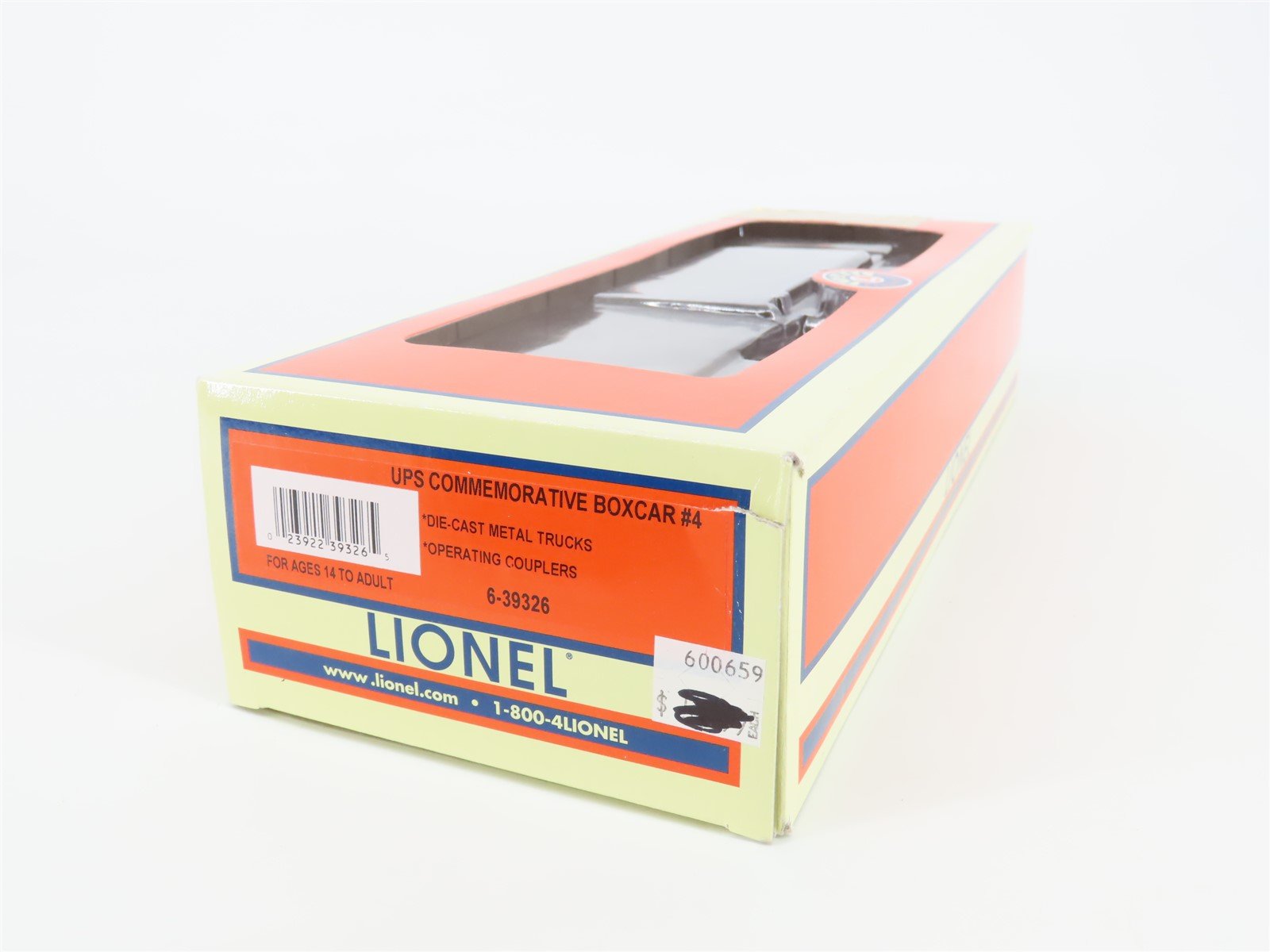 O Gauge 3-Rail Lionel 6-39326 UPS United Parcel Service Centennial Box Car #1961