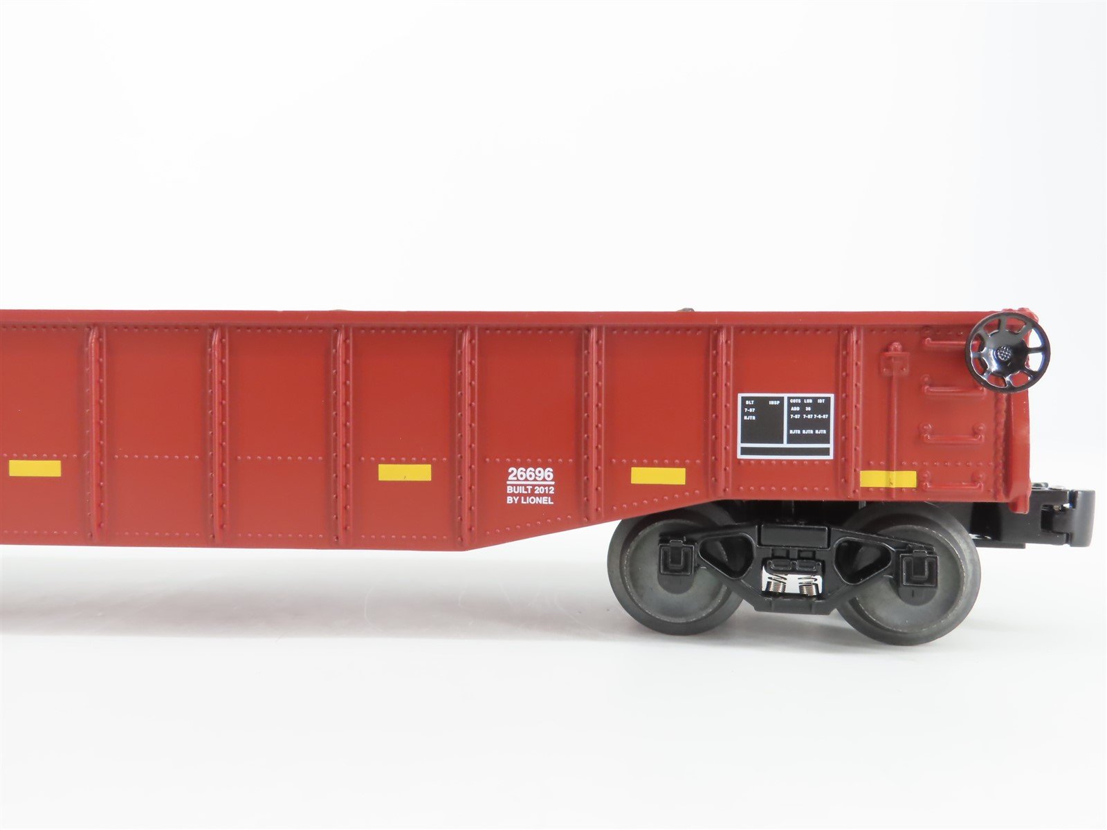 O Gauge 3-Rail Lionel 6-26696 NJTR New Jersey Transit Gondola #9412 w/ Wood Load