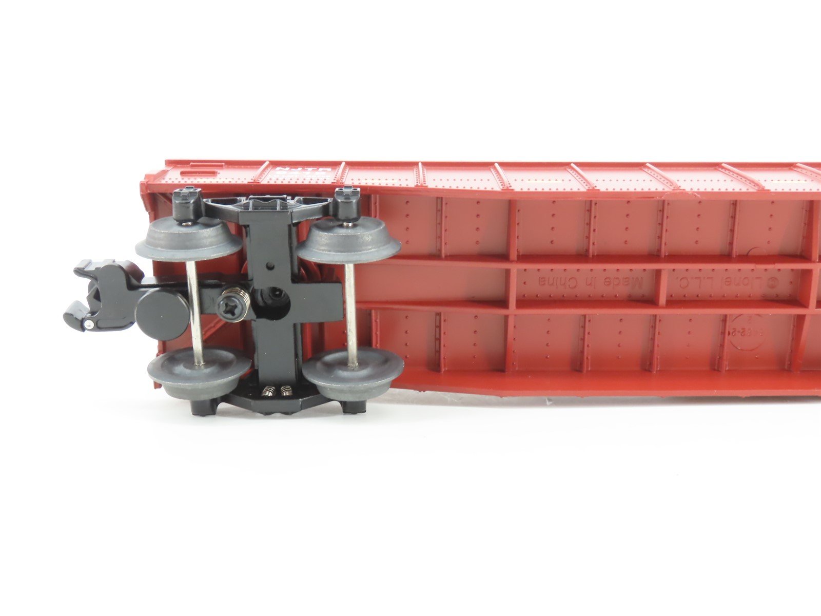 O Gauge 3-Rail Lionel 6-26696 NJTR New Jersey Transit Gondola #9412 w/ Wood Load