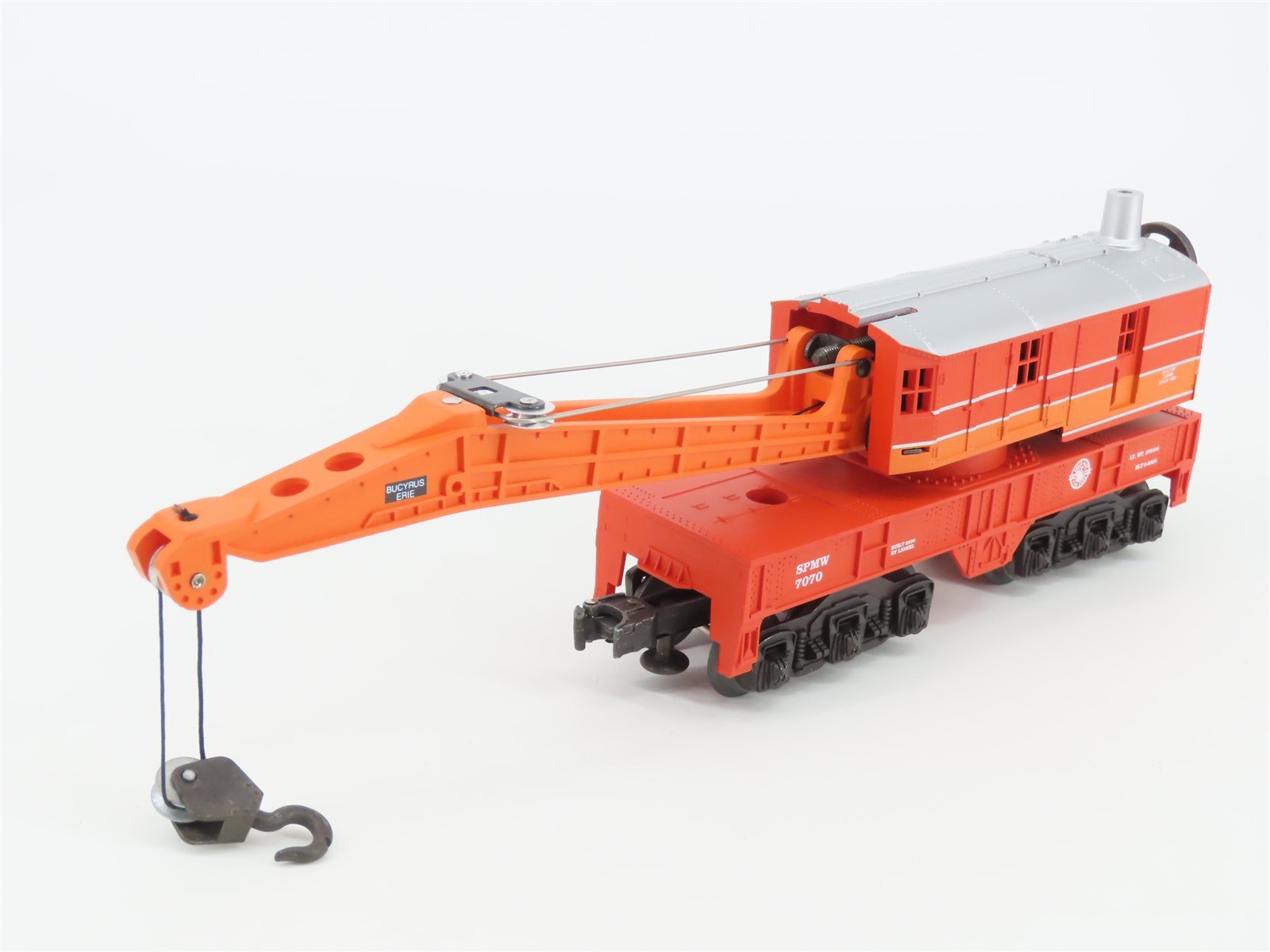O Gauge 3-Rail Lionel 6-52194 SPMW Southern Pacific Railroad Crane #7070