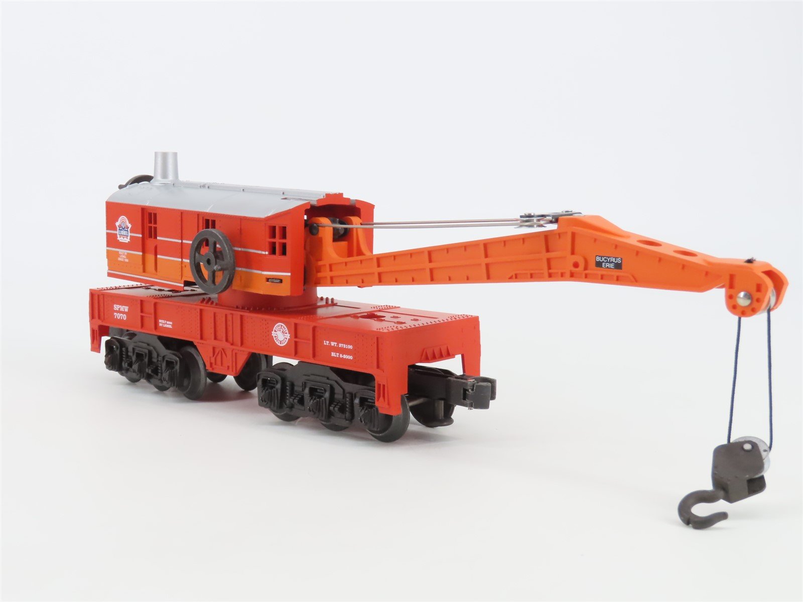 O Gauge 3-Rail Lionel 6-52194 SPMW Southern Pacific Railroad Crane #7070