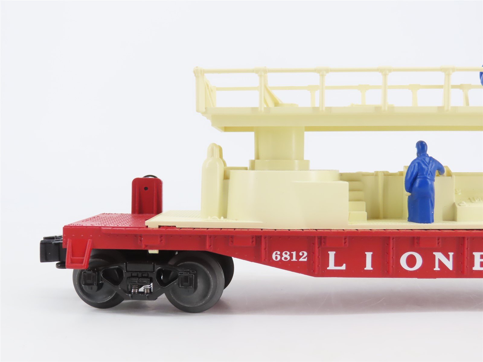 O Gauge 3-Rail Lionel Postwar 6-36870 Track Maintenance Car #6812 w/ Figures