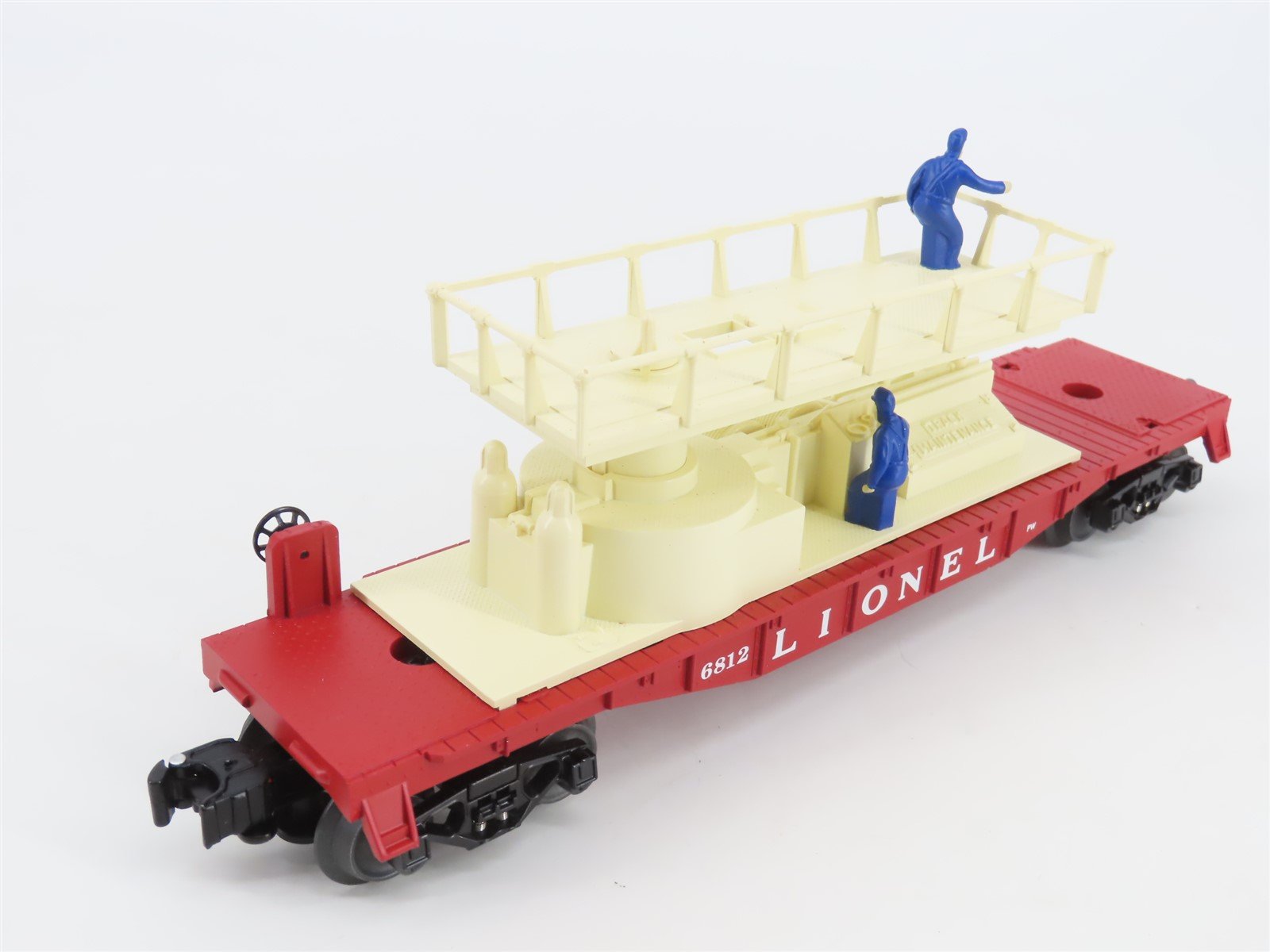O Gauge 3-Rail Lionel Postwar 6-36870 Track Maintenance Car #6812 w/ Figures