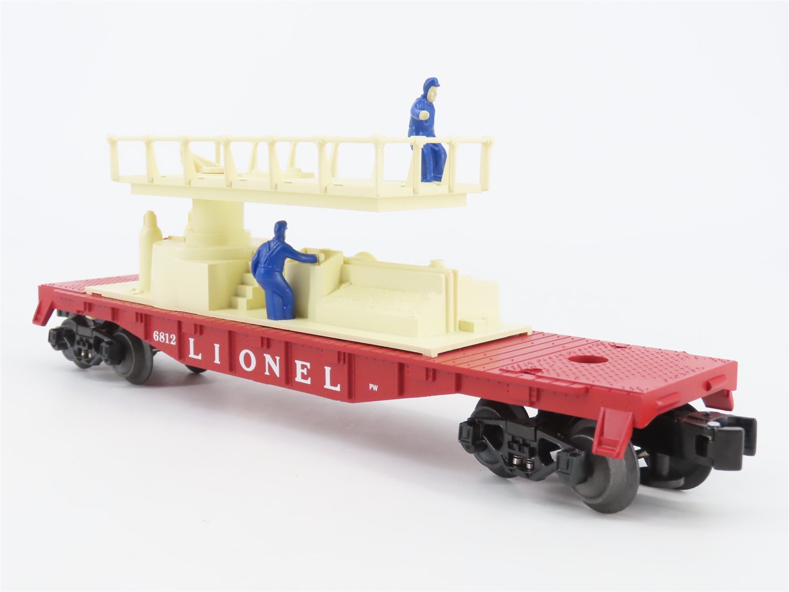 O Gauge 3-Rail Lionel Postwar 6-36870 Track Maintenance Car #6812 w/ Figures