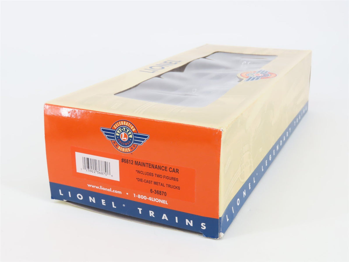 O Gauge 3-Rail Lionel Postwar 6-36870 Track Maintenance Car #6812 w/ Figures