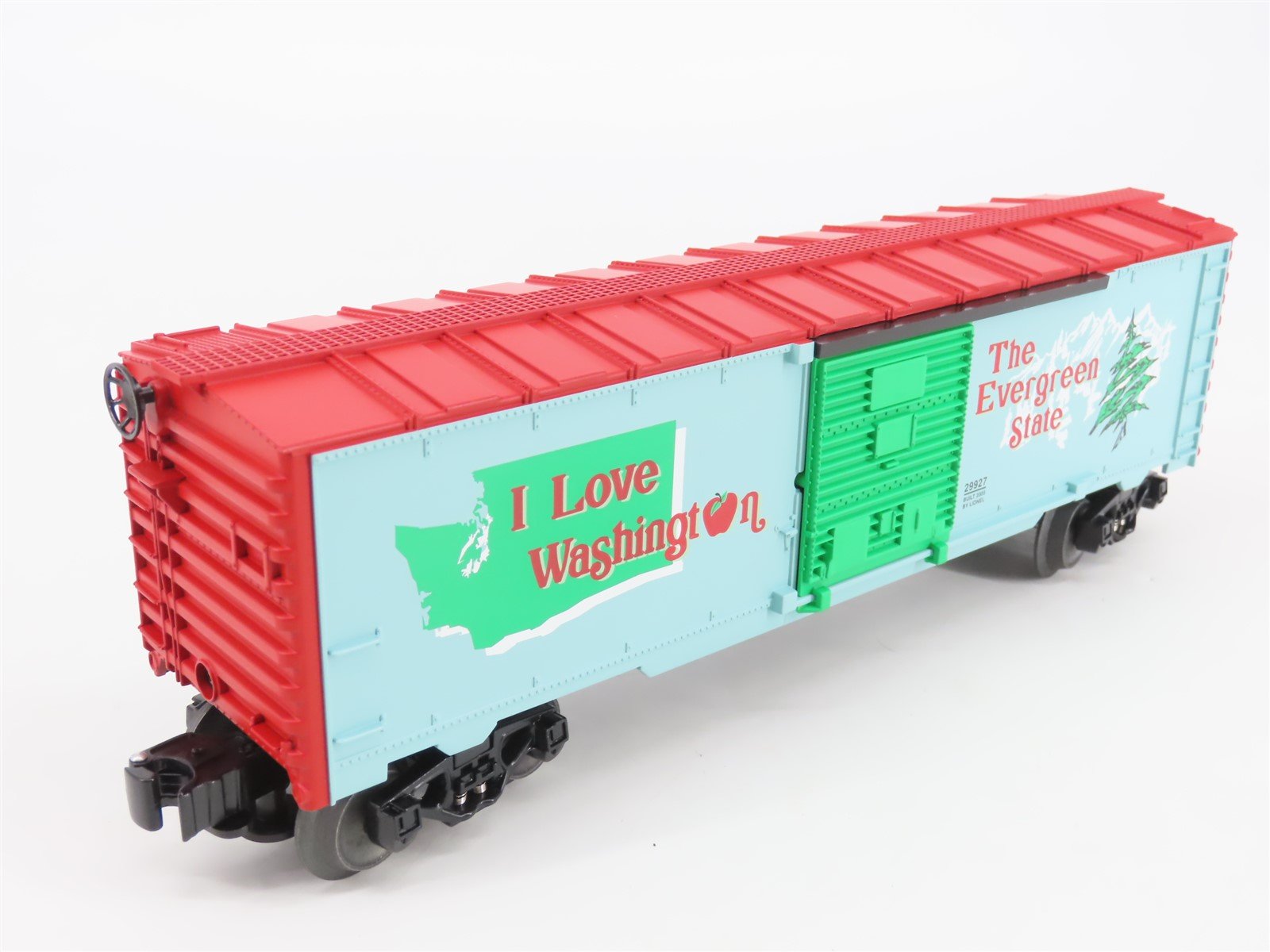O Gauge 3-Rail Lionel 6-29927 I Love Washington Single Door Box Car #29927