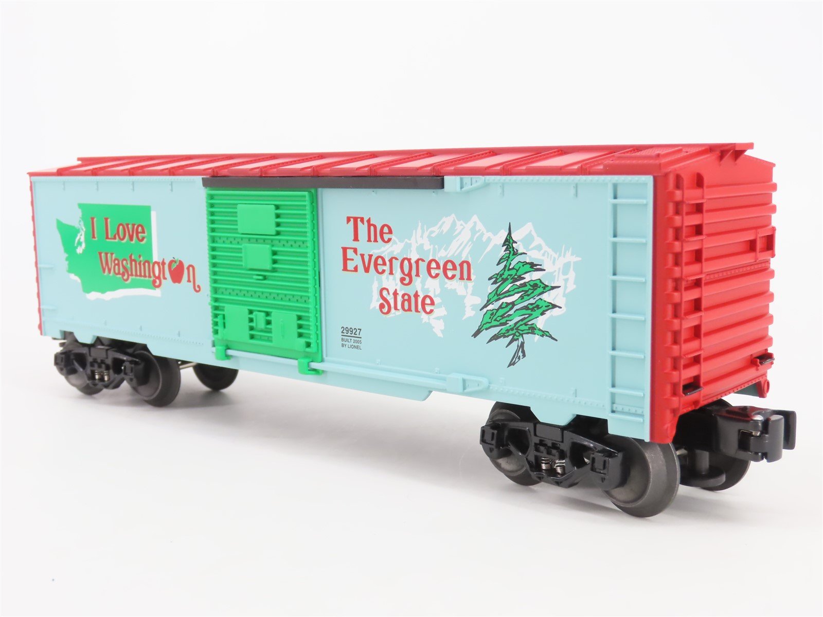 O Gauge 3-Rail Lionel 6-29927 I Love Washington Single Door Box Car #29927