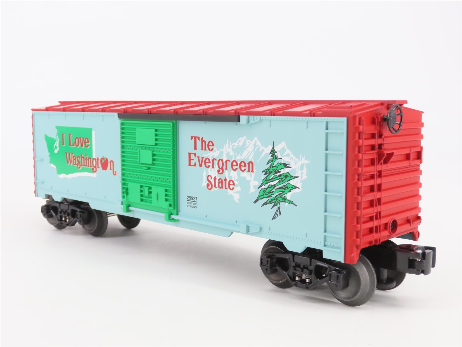 O Gauge 3-Rail Lionel 6-29927 I Love Washington Single Door Box Car #29927