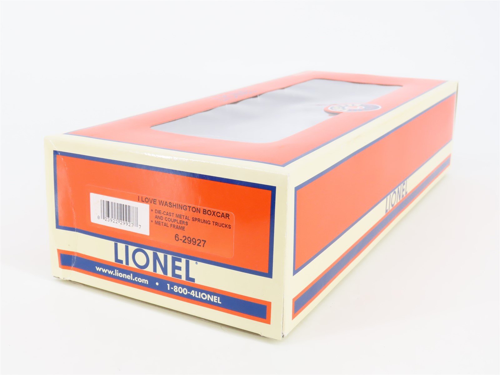 O Gauge 3-Rail Lionel 6-29927 I Love Washington Single Door Box Car #29927