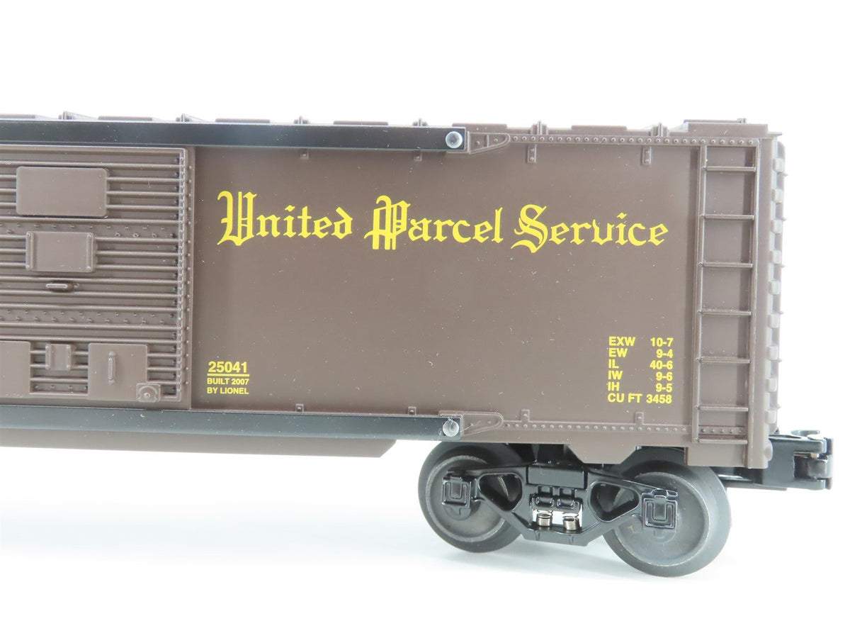 O Gauge 3-Rail Lionel 6-25042 UPS United Parcel Service Centennial Box Car #1907