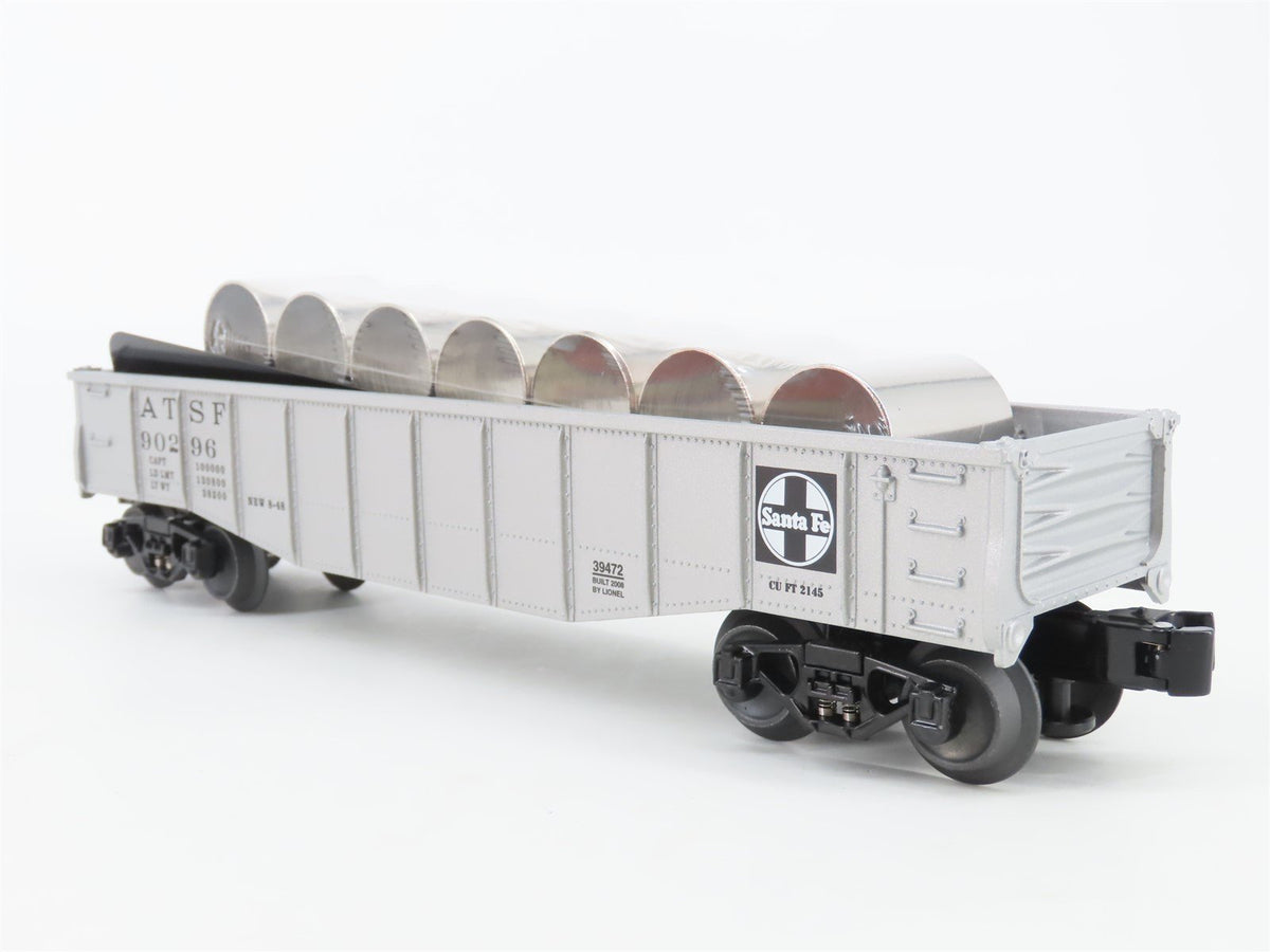 O Gauge 3-Rail Lionel 6-39472 ATSF Santa Fe Railroad Culvert Gondola #90296