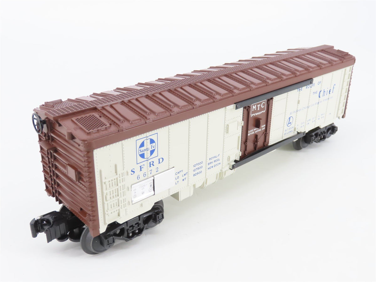 O Gauge 3-Rail Lionel Postwar 6-19564 SFRD Santa Fe Chief Reefer #6672