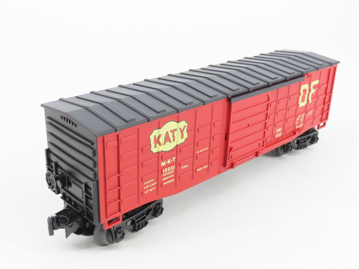 O Gauge 3-Rail Lionel 6-15021 M-K-T Katy Waffle Sided Box Car #15021