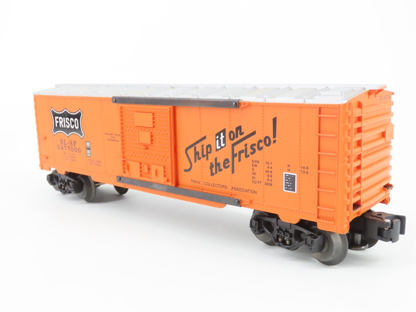 O Gauge 3-Rail Lionel 6-52198 SL-SF Frisco Single Door Box Car #5477000