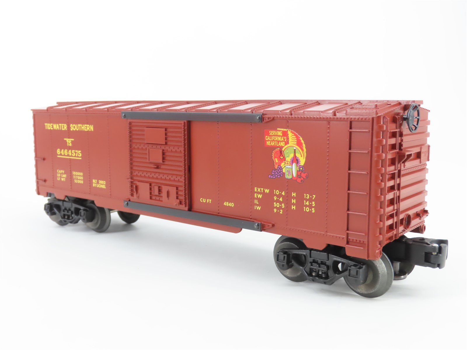 O Gauge 3-Rail Lionel 6-39225 TS Tidewater Southern Single Door Box Car #6464575