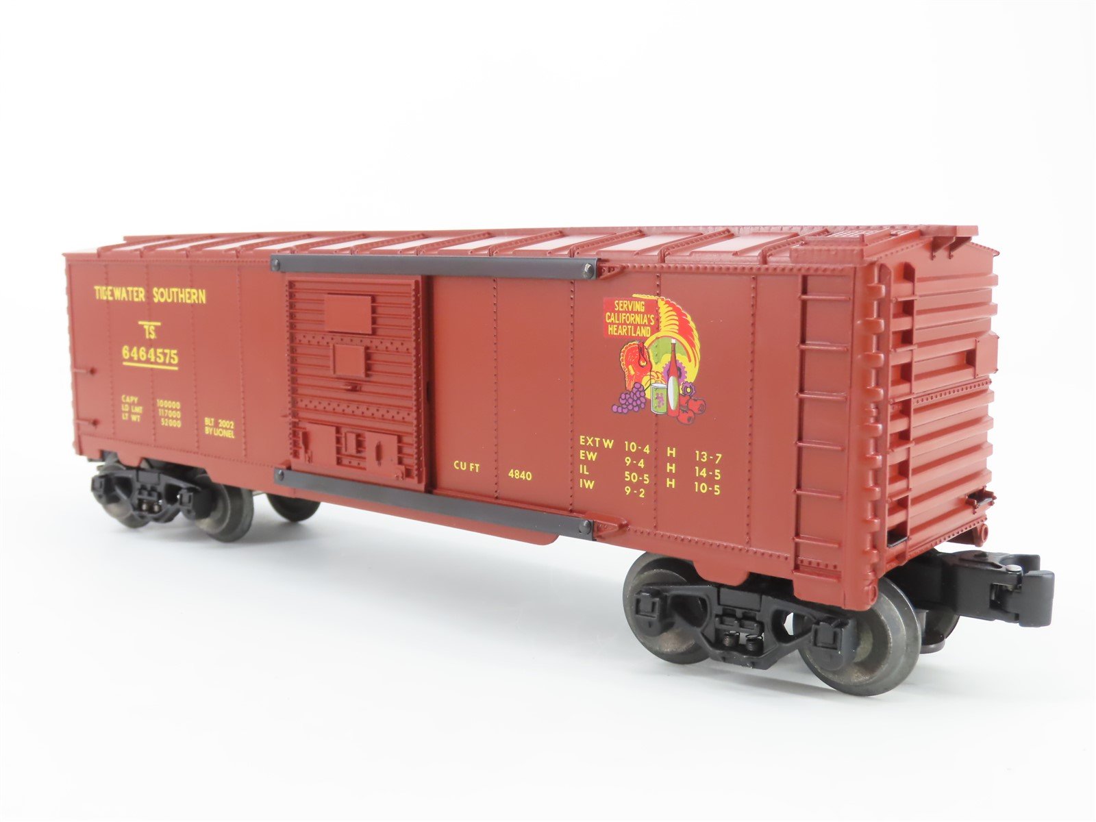 O Gauge 3-Rail Lionel 6-39225 TS Tidewater Southern Single Door Box Car #6464575