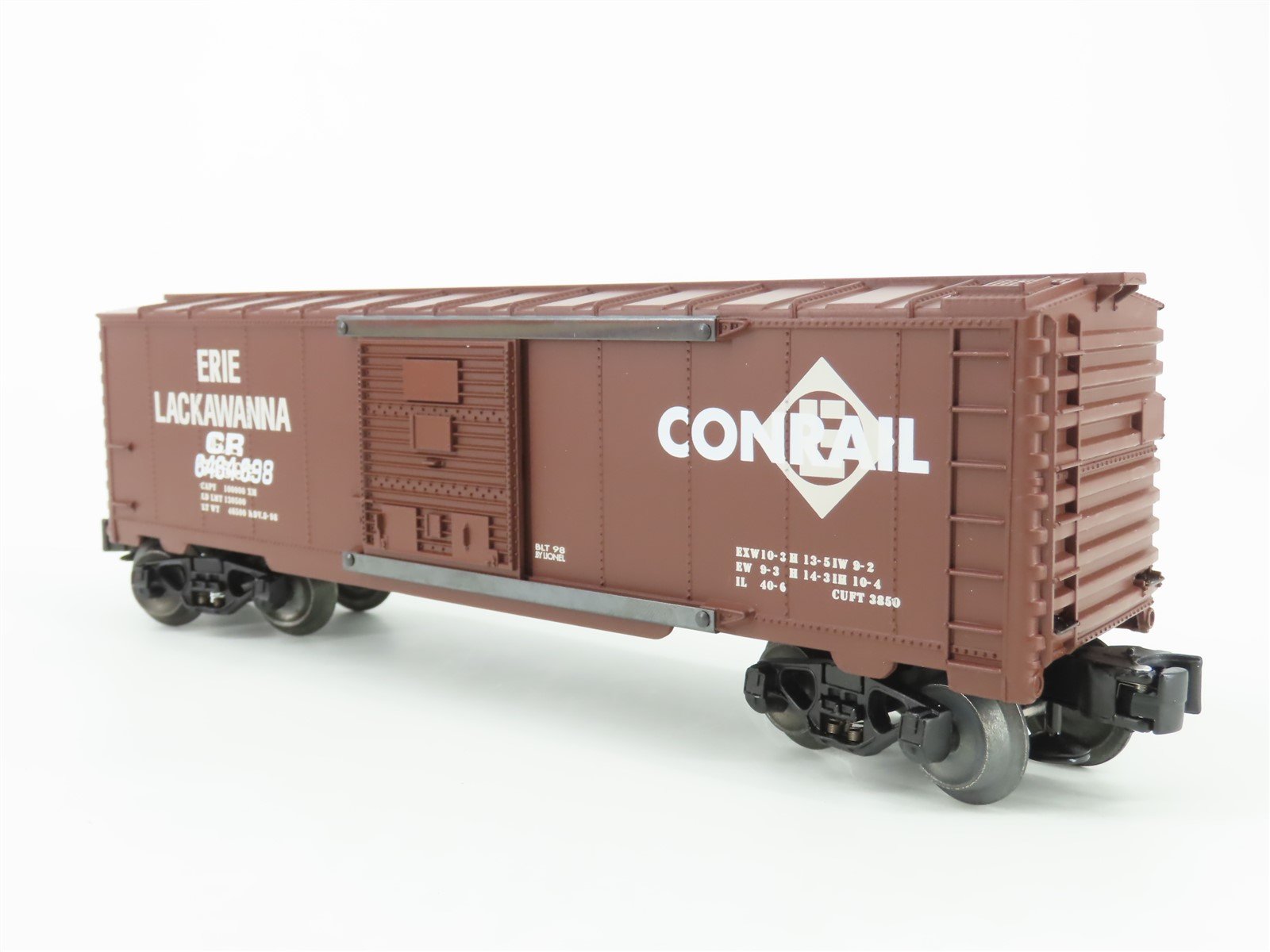O Gauge 3-Rail Lionel 6-29234 EL/CR Conrail Overstamped Box Car #6464-698