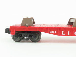 O Gauge 3-Rail Lionel 6-19484 Flat Car #6264 w/ Lumber Load
