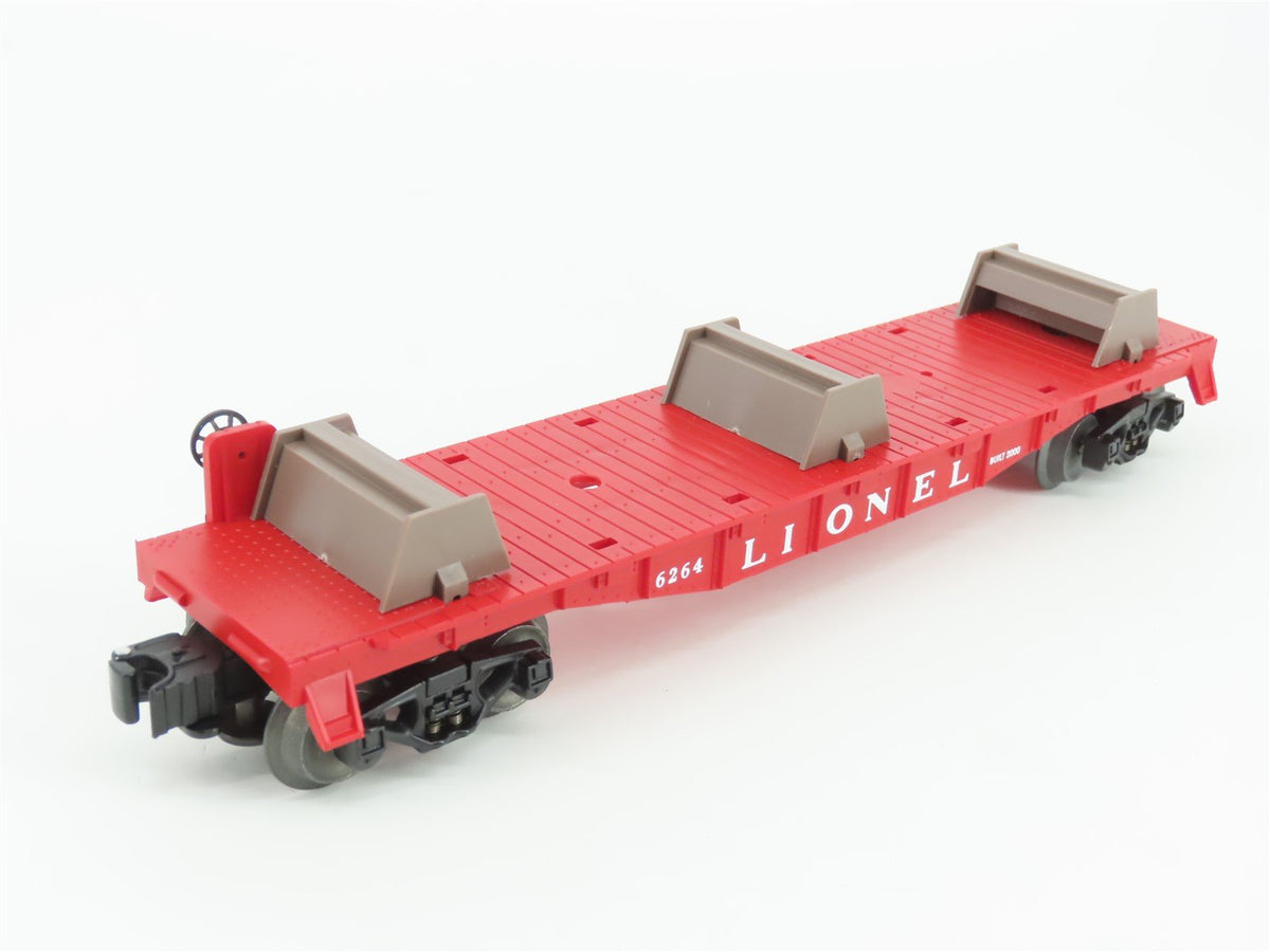 O Gauge 3-Rail Lionel 6-19484 Flat Car #6264 w/ Lumber Load