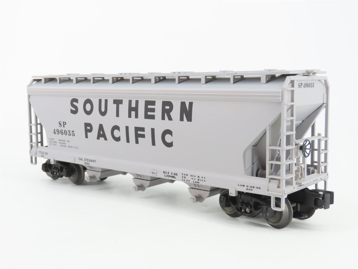 O Gauge 3-Rail Lionel 6-19962 TTOS 1992 SP Southern Pacific 3-Bay Hopper #496035