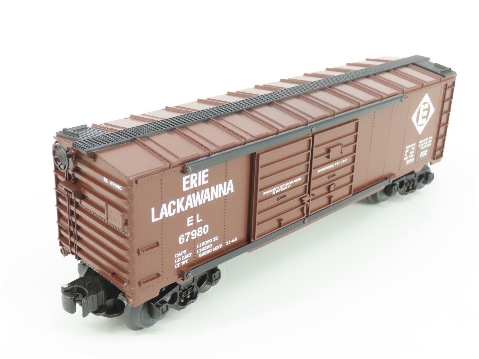 O Gauge 3-Rail Lionel 6-26787 EL Erie Lackawanna Jumping Hobo Box Car #67980