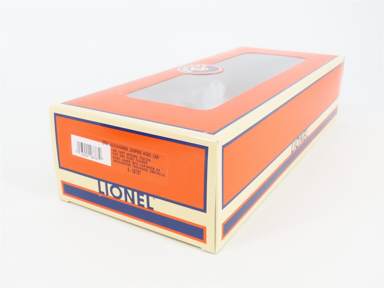 O Gauge 3-Rail Lionel 6-26787 EL Erie Lackawanna Jumping Hobo Box Car #67980