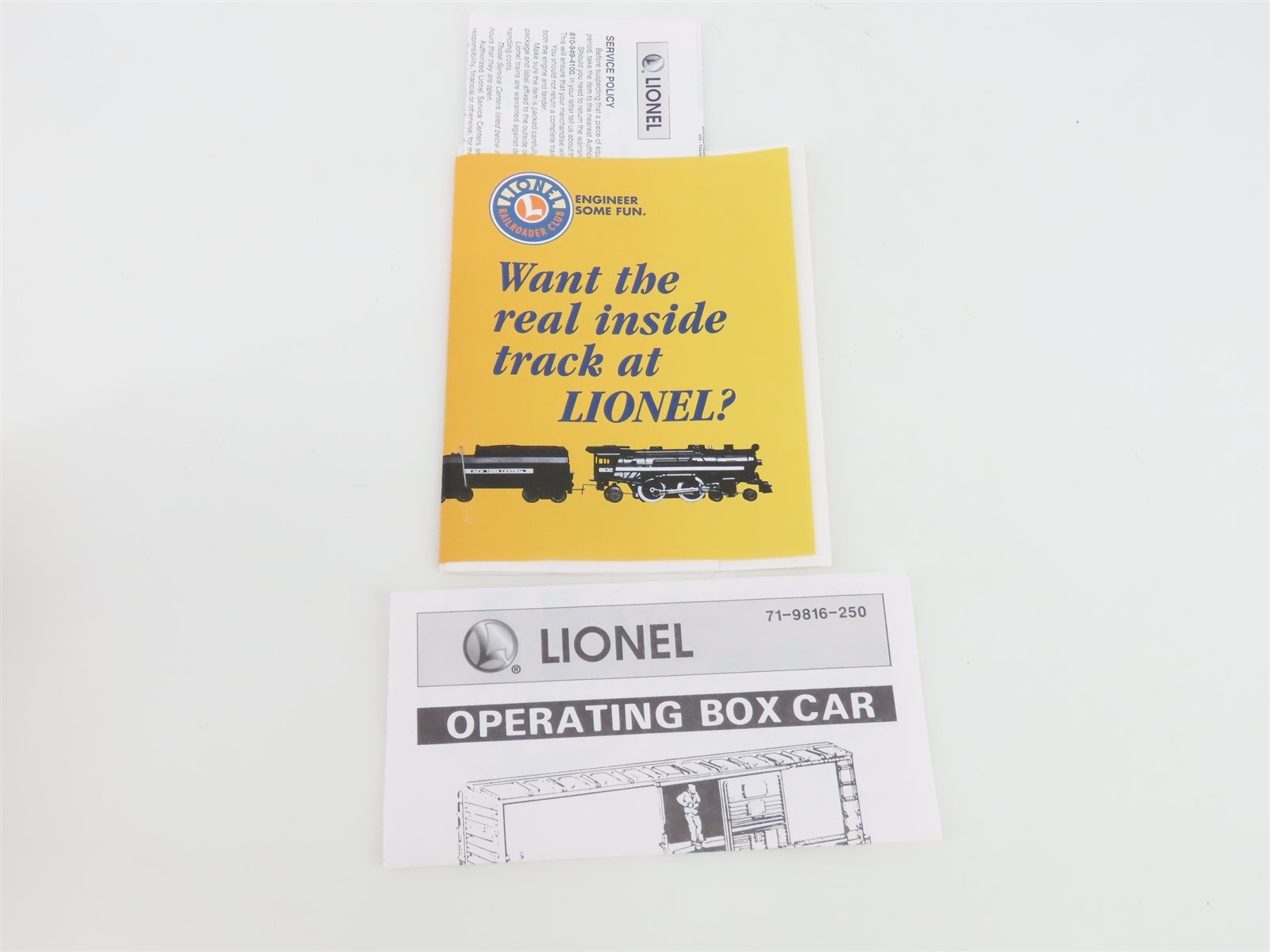 O Gauge 3-Rail Lionel 6-52170 LRRC SP Uncle Herb Action Box Car #52170-562