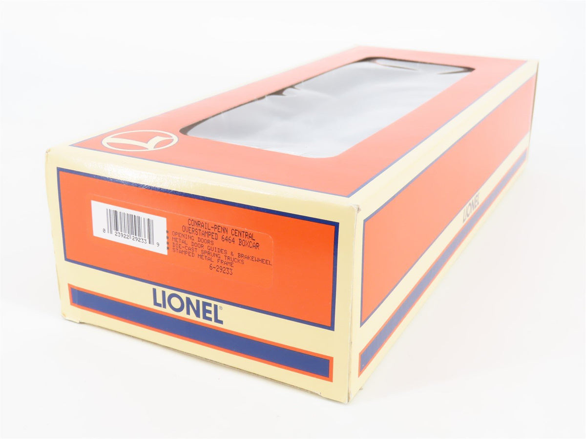 O Gauge 3-Rail Lionel 6-29233 PC/CR Conrail Overstamped Box Car #6464-598