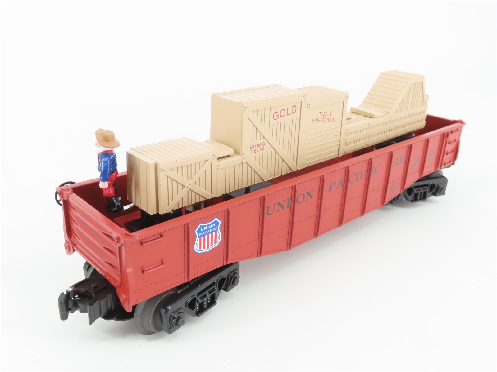 O Gauge 3-Rail Lionel 6-26791 UP Union Pacific Railroad Chase Gondola #26791