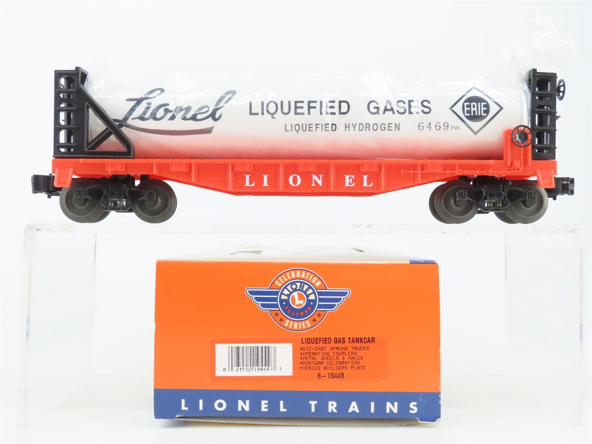 O Gauge 3-Rail Lionel Postwar 6-19449 ERIE Liquefied Gas Tank Car #6469
