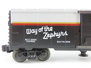 O Gauge 3-Rail Lionel 5-52178-559 LRRC CB&Q Uncle Herb Action Box Car #52178-559