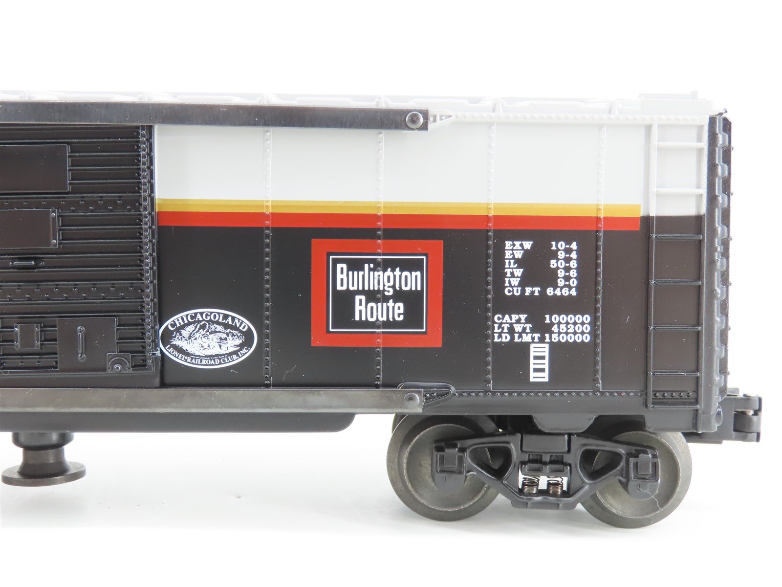 O Gauge 3-Rail Lionel 5-52178-559 LRRC CB&Q Uncle Herb Action Box Car #52178-559