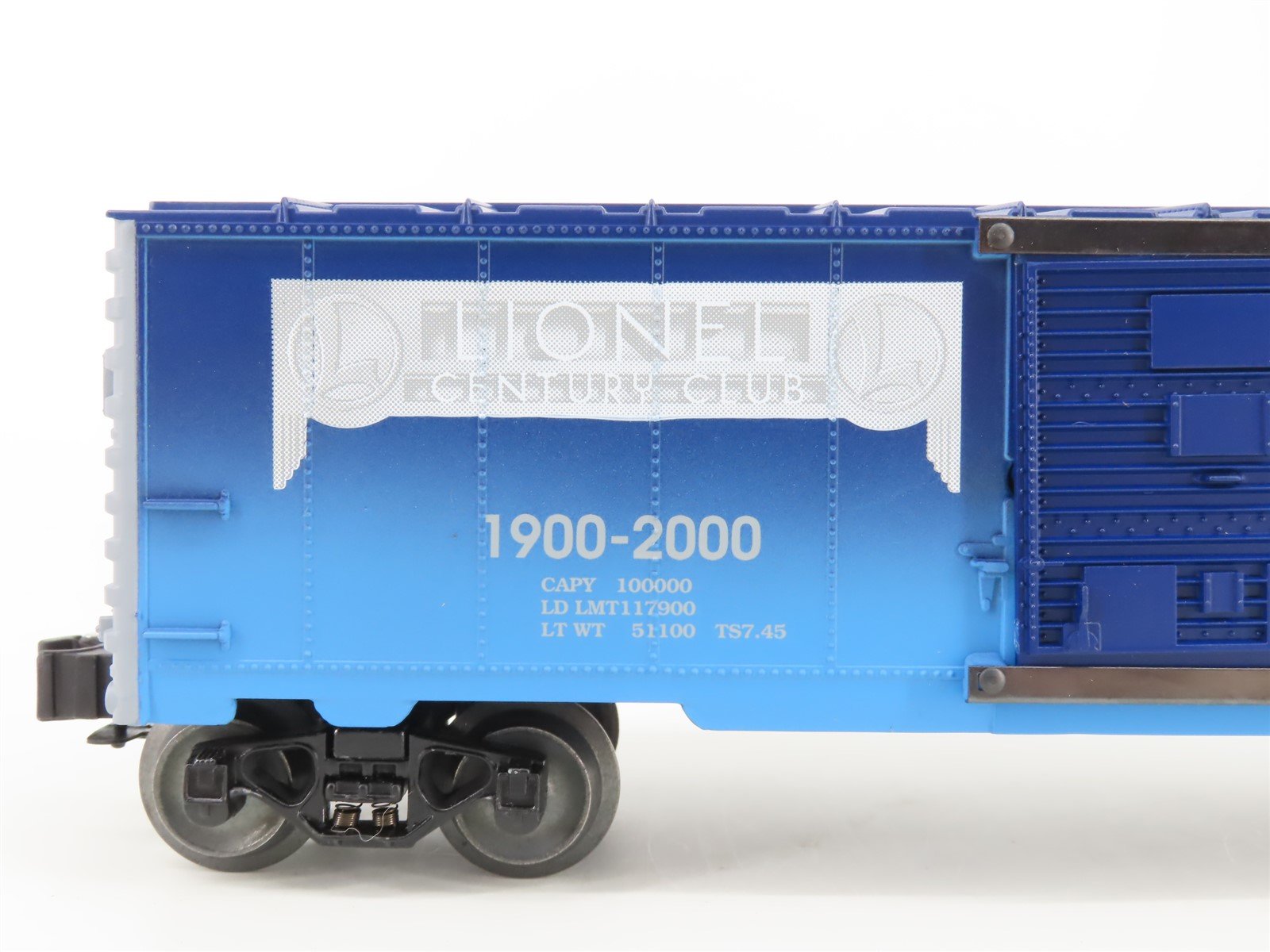 O Gauge 3-Rail Lionel 6-29204 Century Club Single Door Box Car #1900-2000